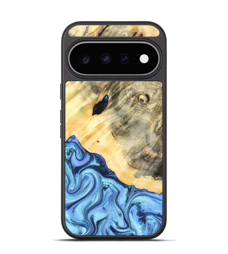 Pixel 11 Wood Phone Case - Melvina (Blue, 824212)