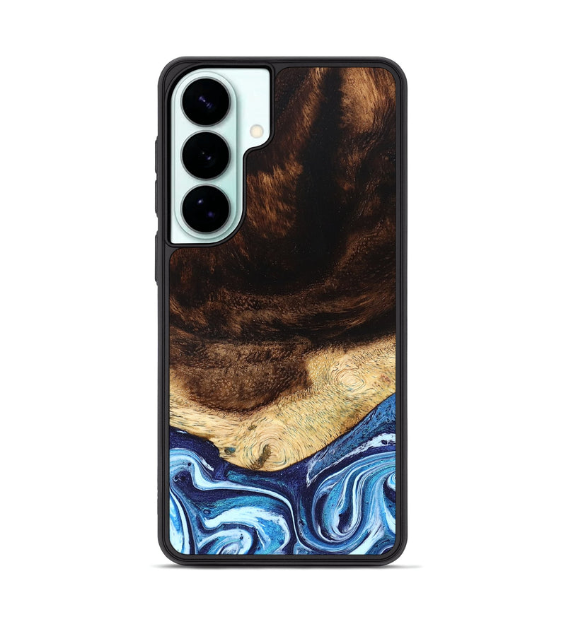 Galaxy S26 Plus Wood Phone Case - Christ (Blue, 824214)