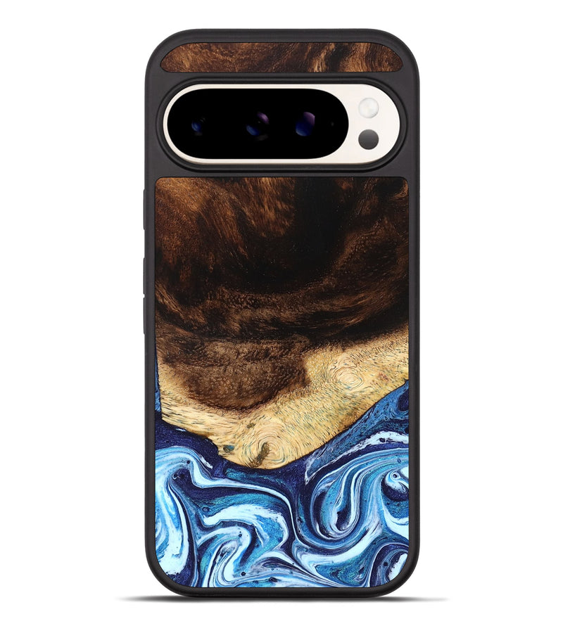 Pixel 10 Pro XL Wood Phone Case - Christ (Blue, 824214)