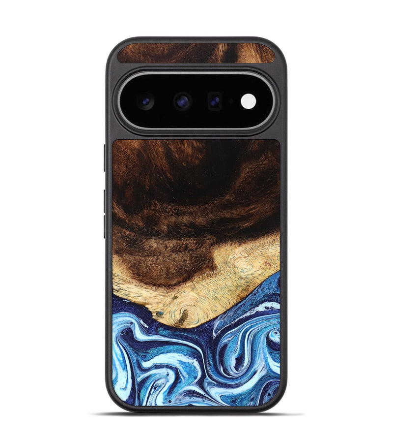 Pixel 11 Wood Phone Case - Christ (Blue, 824214)