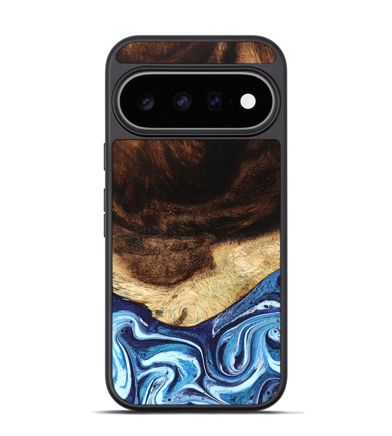 Pixel 11 Pro Wood Phone Case - Christ (Blue, 824214)