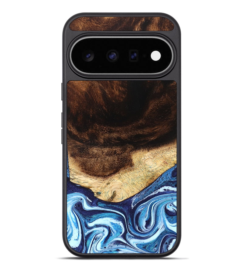 Pixel 11 Pro XL Wood Phone Case - Christ (Blue, 824214)