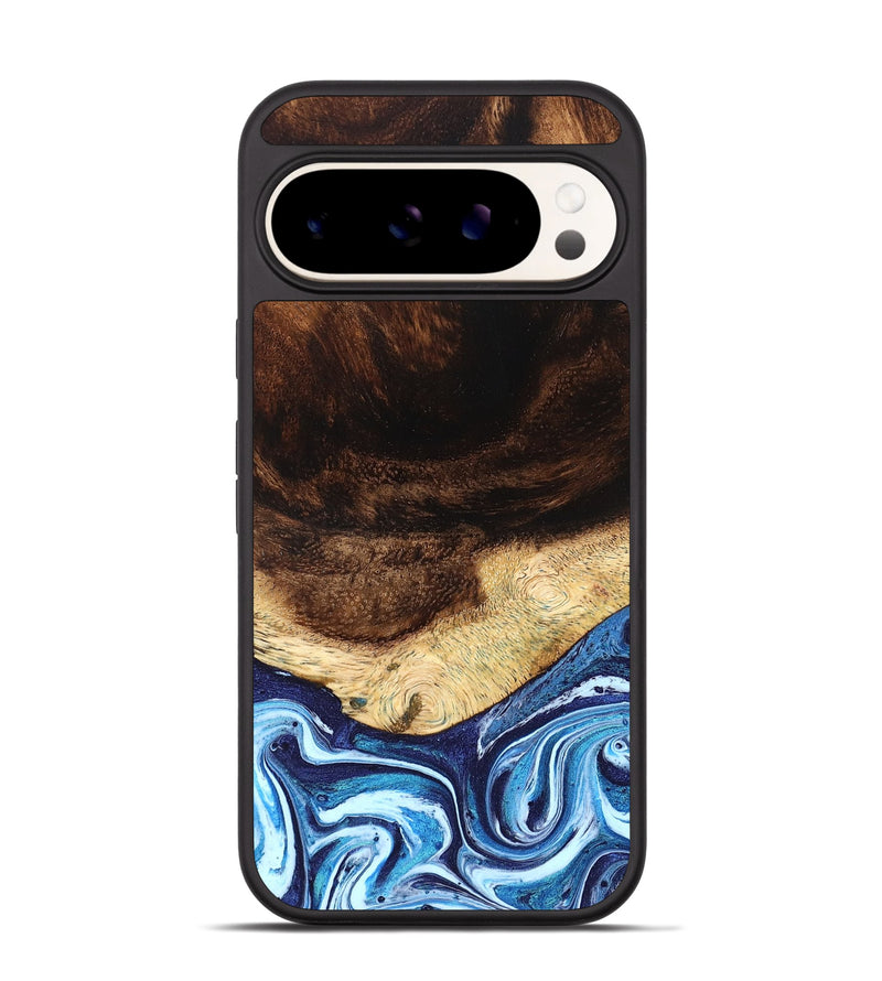 Pixel 9 Pro Wood Phone Case - Christ (Blue, 824214)