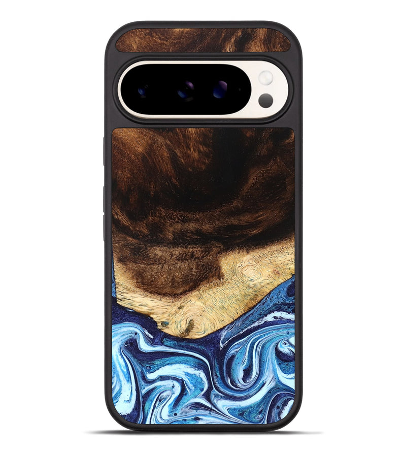 Pixel 9 Pro XL Wood Phone Case - Christ (Blue, 824214)