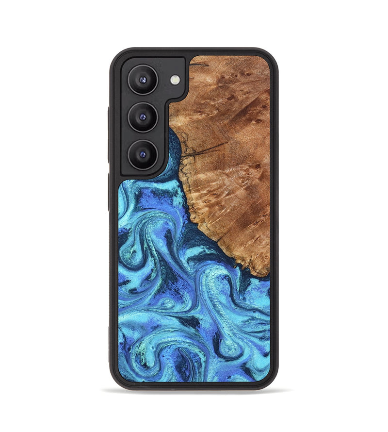Galaxy S23 Wood Phone Case - Naya (Blue, 824216)