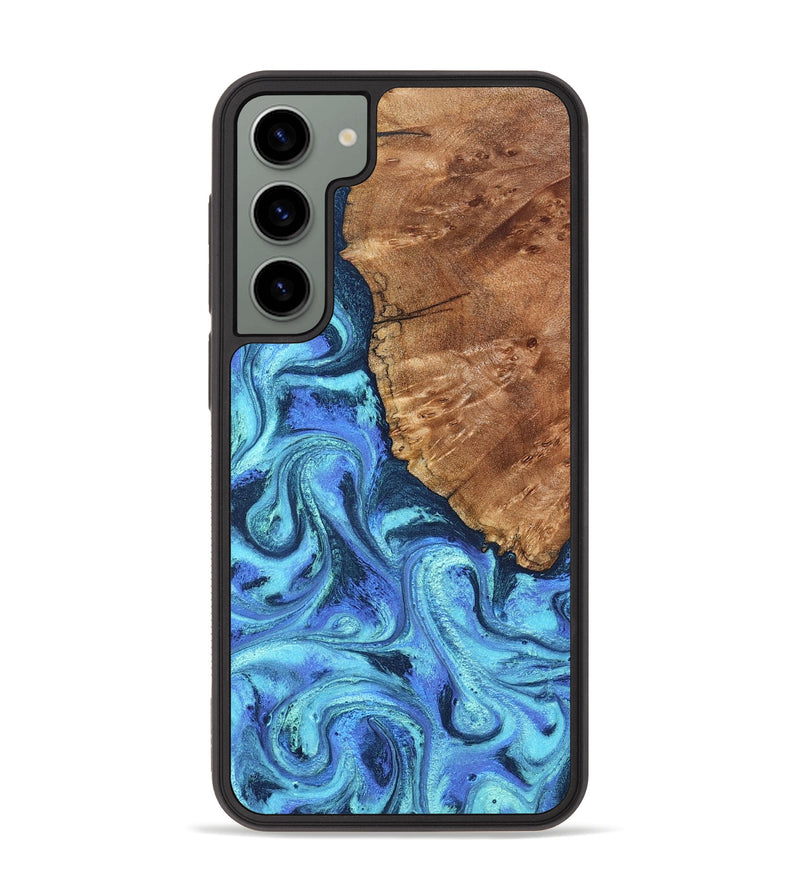 Galaxy S23 Plus Wood Phone Case - Naya (Blue, 824216)