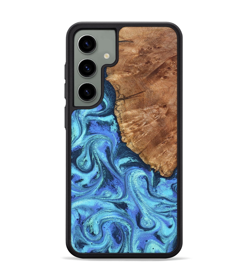 Galaxy S24 Plus Wood Phone Case - Naya (Blue, 824216)