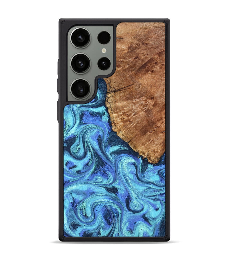 Galaxy S24 Ultra Wood Phone Case - Naya (Blue, 824216)