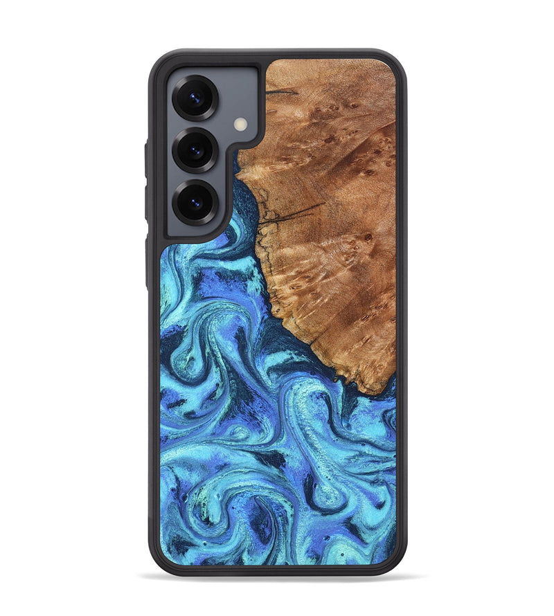 Galaxy S25 Plus Wood Phone Case - Naya (Blue, 824216)