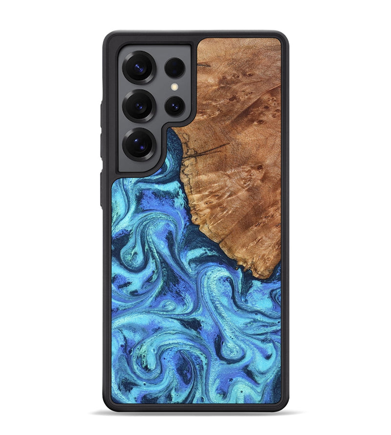 Galaxy S25 Ultra Wood Phone Case - Naya (Blue, 824216)