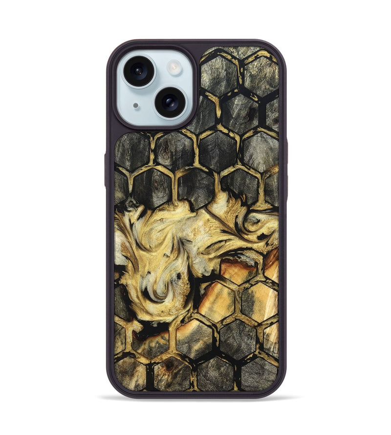 iPhone 15 Wood Phone Case - Asia (Pattern, 824218)