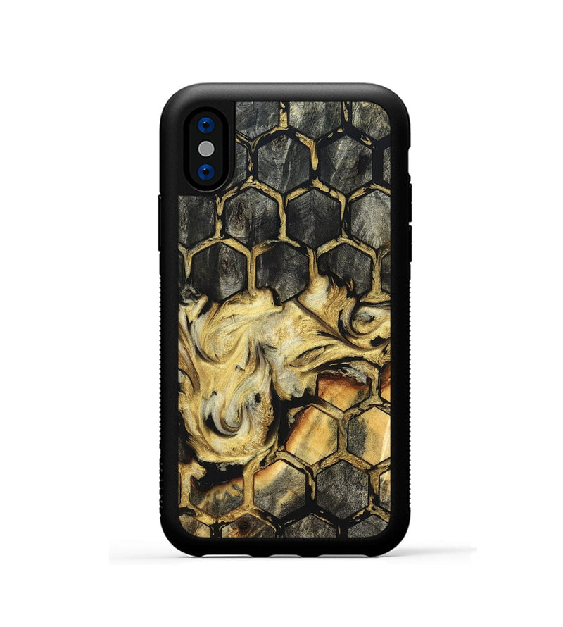 iPhone Xs Wood Phone Case - Asia (Pattern, 824218)
