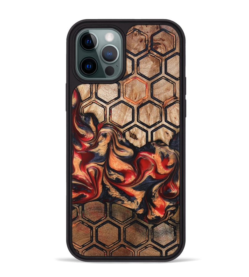 iPhone 12 Pro Max Wood Phone Case - Sherita (Pattern, 824219)