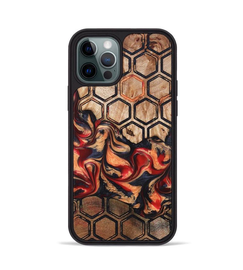 iPhone 12 Pro Wood Phone Case - Sherita (Pattern, 824219)