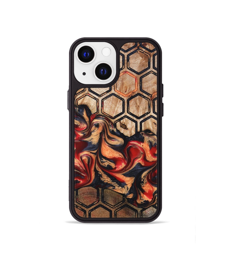 iPhone 13 mini Wood Phone Case - Sherita (Pattern, 824219)