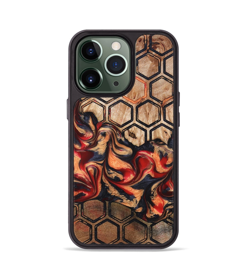 iPhone 13 Pro Wood Phone Case - Sherita (Pattern, 824219)
