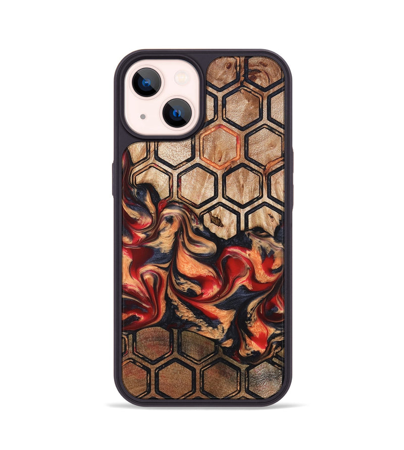 iPhone 14 Wood Phone Case - Sherita (Pattern, 824219)
