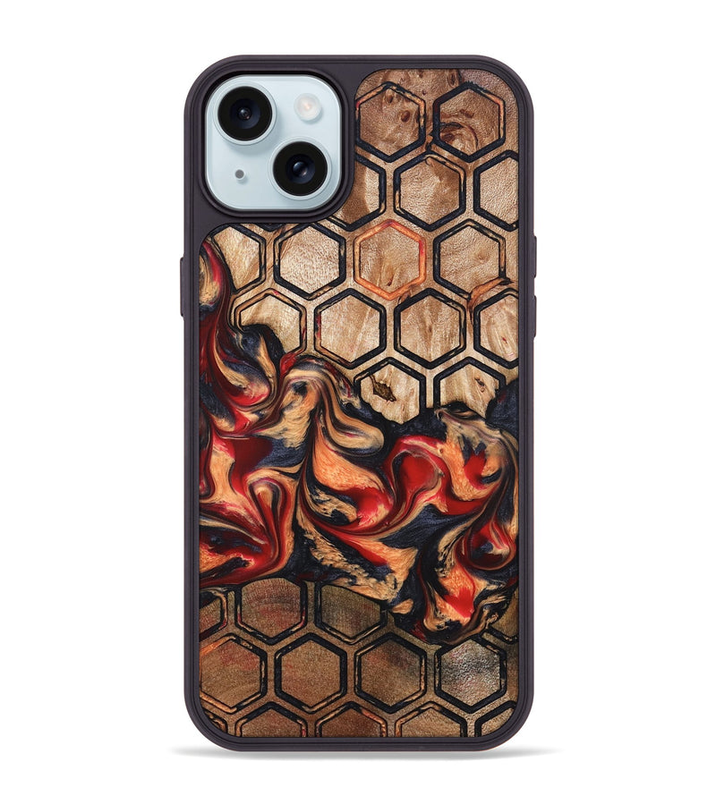 iPhone 15 Plus Wood Phone Case - Sherita (Pattern, 824219)