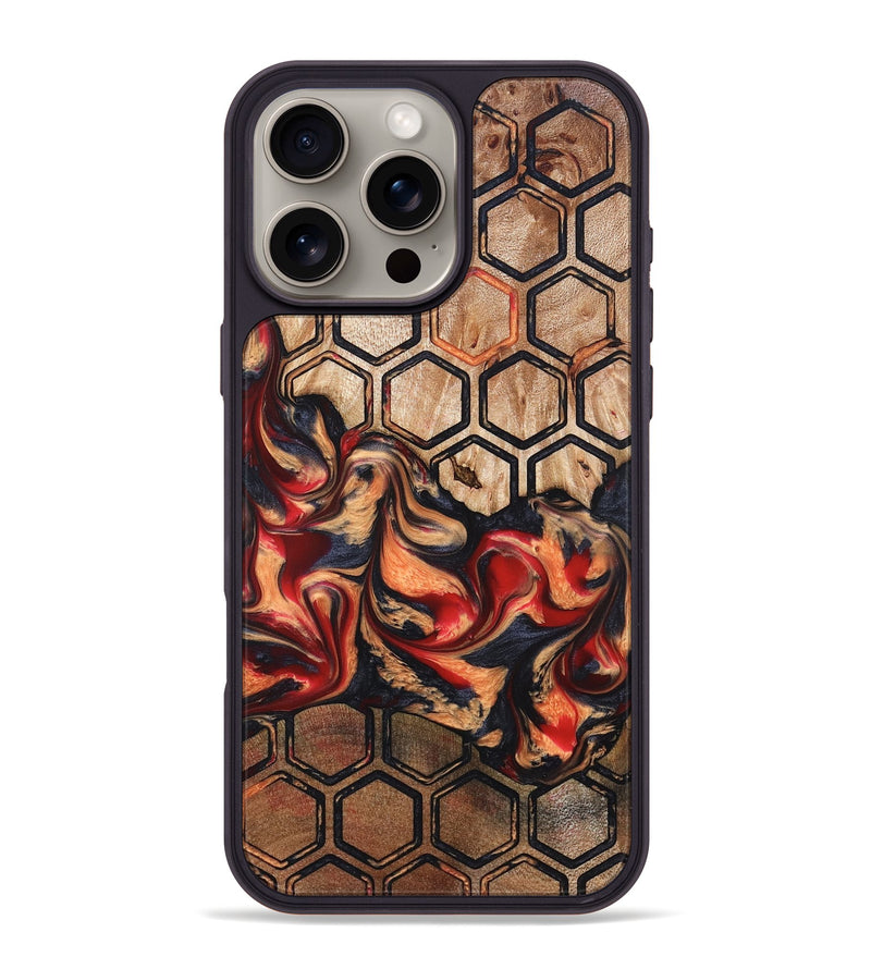 iPhone 16 Pro Max Wood Phone Case - Sherita (Pattern, 824219)