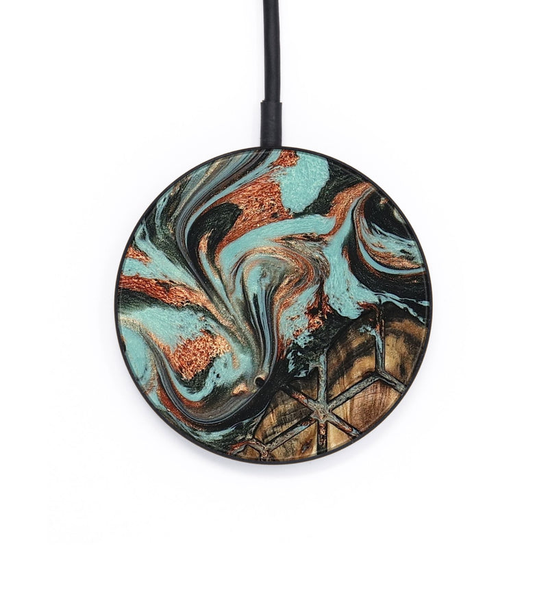 Circle Wood Wireless Charger - Braydon (Pattern, 824221)
