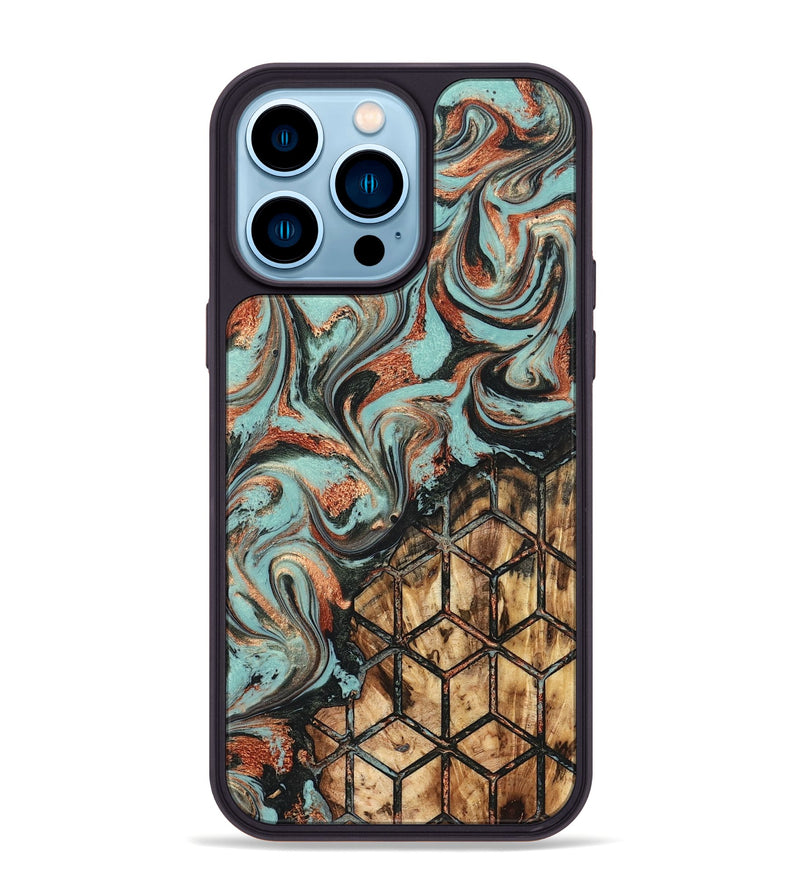 iPhone 14 Pro Max Wood Phone Case - Braydon (Pattern, 824221)