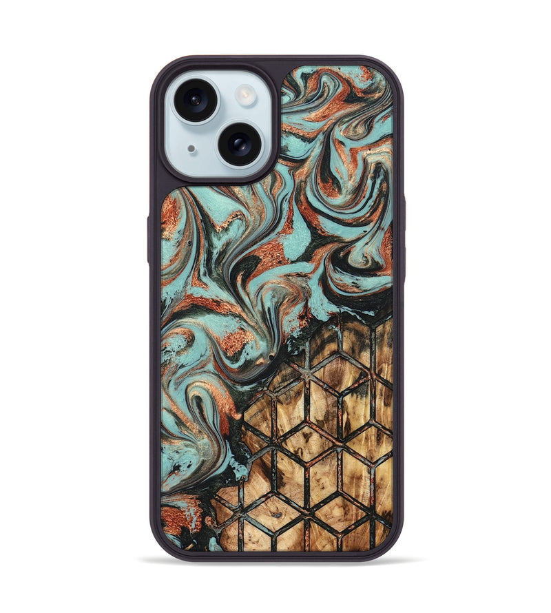 iPhone 15 Wood Phone Case - Braydon (Pattern, 824221)