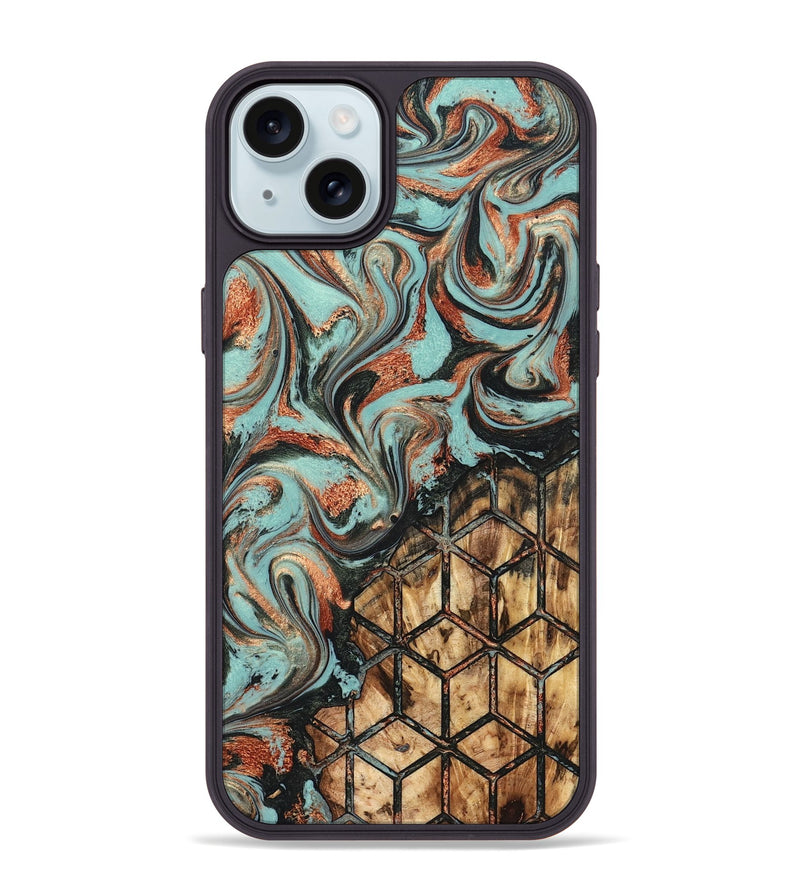 iPhone 15 Plus Wood Phone Case - Braydon (Pattern, 824221)