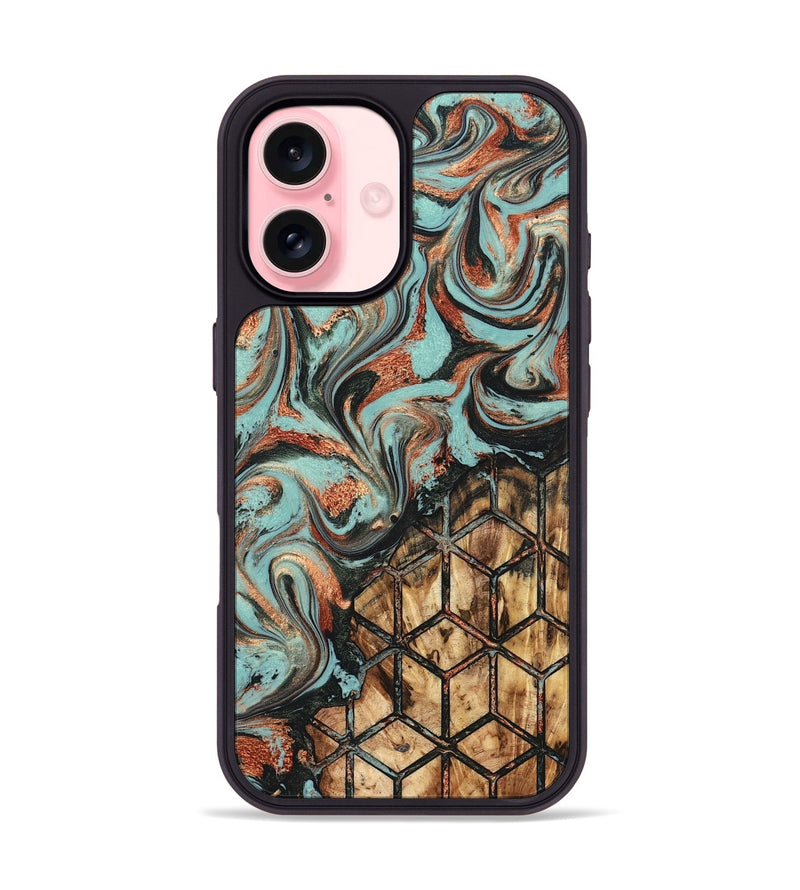 iPhone 16 Wood Phone Case - Braydon (Pattern, 824221)