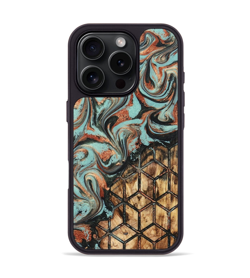 iPhone 16 Pro Wood Phone Case - Braydon (Pattern, 824221)