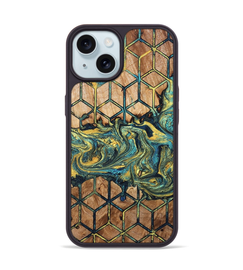 iPhone 15 Wood Phone Case - Kristy (Pattern, 824223)