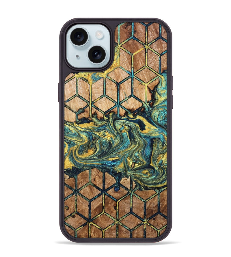 iPhone 15 Plus Wood Phone Case - Kristy (Pattern, 824223)