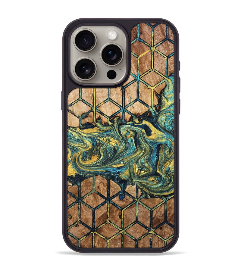 iPhone 15 Pro Max Wood Phone Case - Kristy (Pattern, 824223)