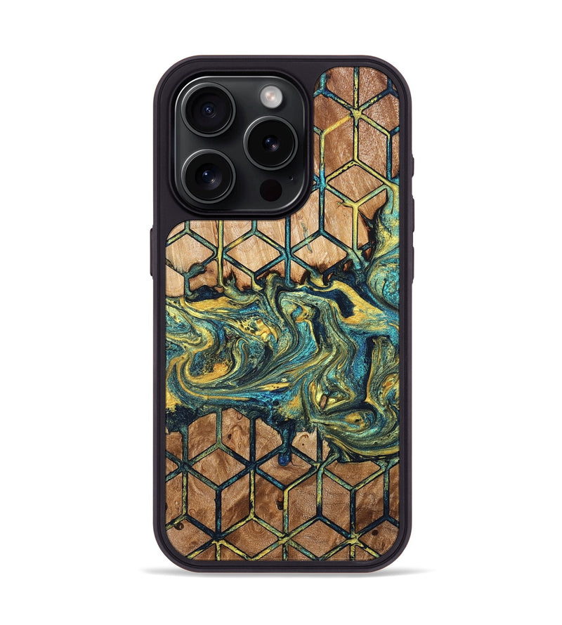 iPhone 15 Pro Wood Phone Case - Kristy (Pattern, 824223)