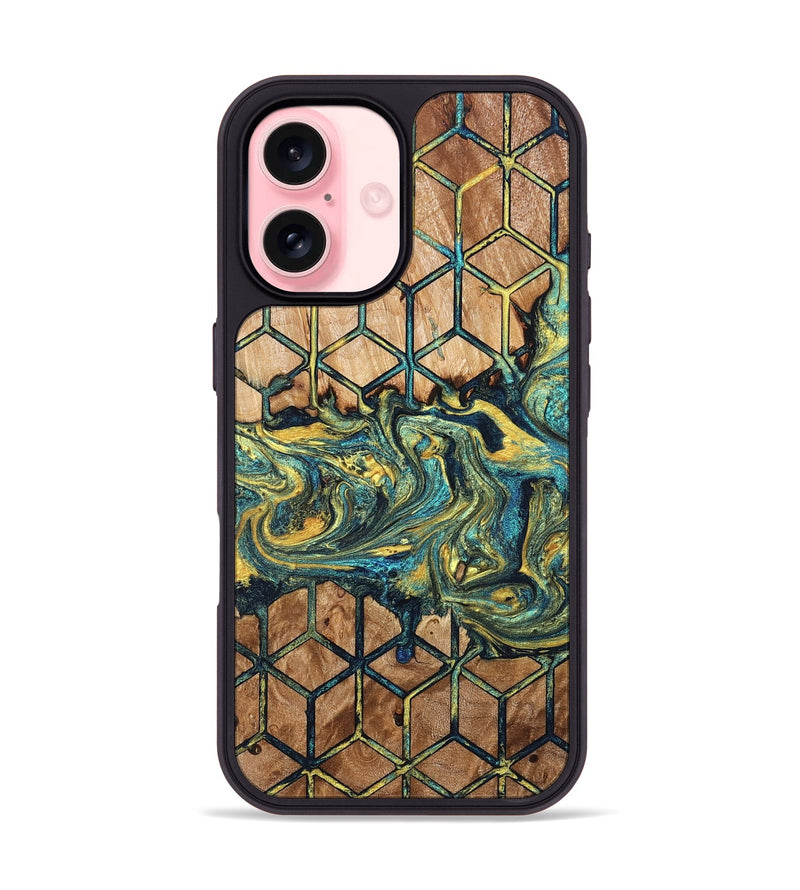 iPhone 16 Wood Phone Case - Kristy (Pattern, 824223)