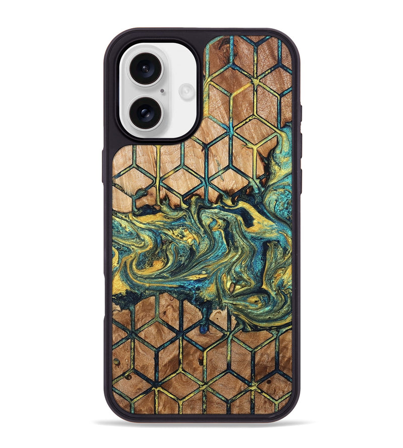 iPhone 16 Plus Wood Phone Case - Kristy (Pattern, 824223)