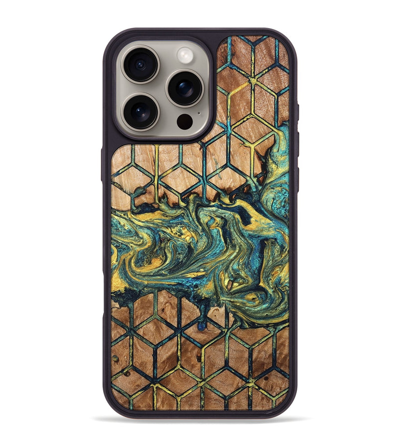 iPhone 16 Pro Max Wood Phone Case - Kristy (Pattern, 824223)