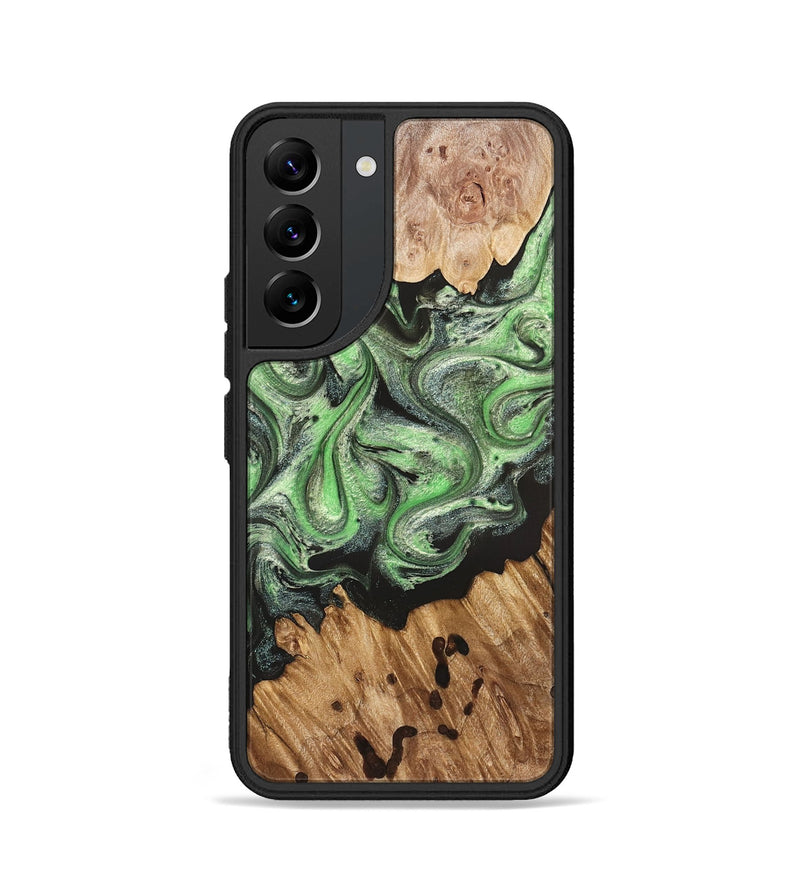 Galaxy S22 Wood Phone Case - Salma (Green, 824228)