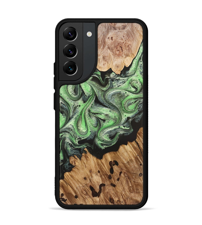 Galaxy S22 Plus Wood Phone Case - Salma (Green, 824228)