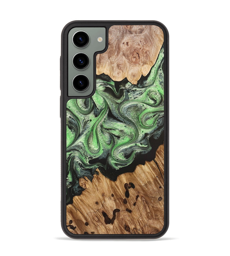 Galaxy S23 Plus Wood Phone Case - Salma (Green, 824228)