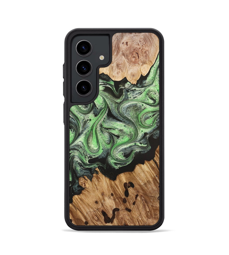 Galaxy S24 Wood Phone Case - Salma (Green, 824228)