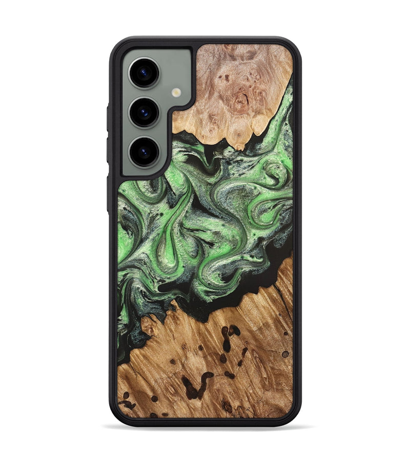 Galaxy S24 Plus Wood Phone Case - Salma (Green, 824228)