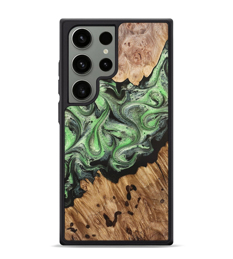 Galaxy S24 Ultra Wood Phone Case - Salma (Green, 824228)