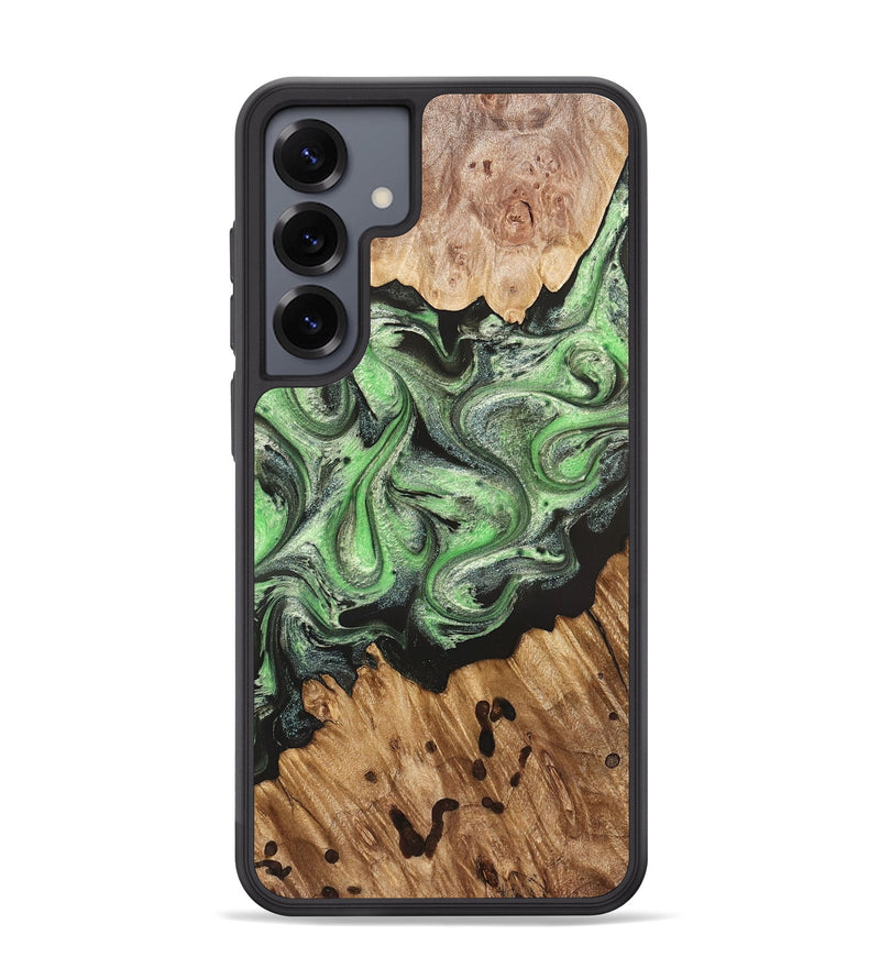 Galaxy S25 Plus Wood Phone Case - Salma (Green, 824228)