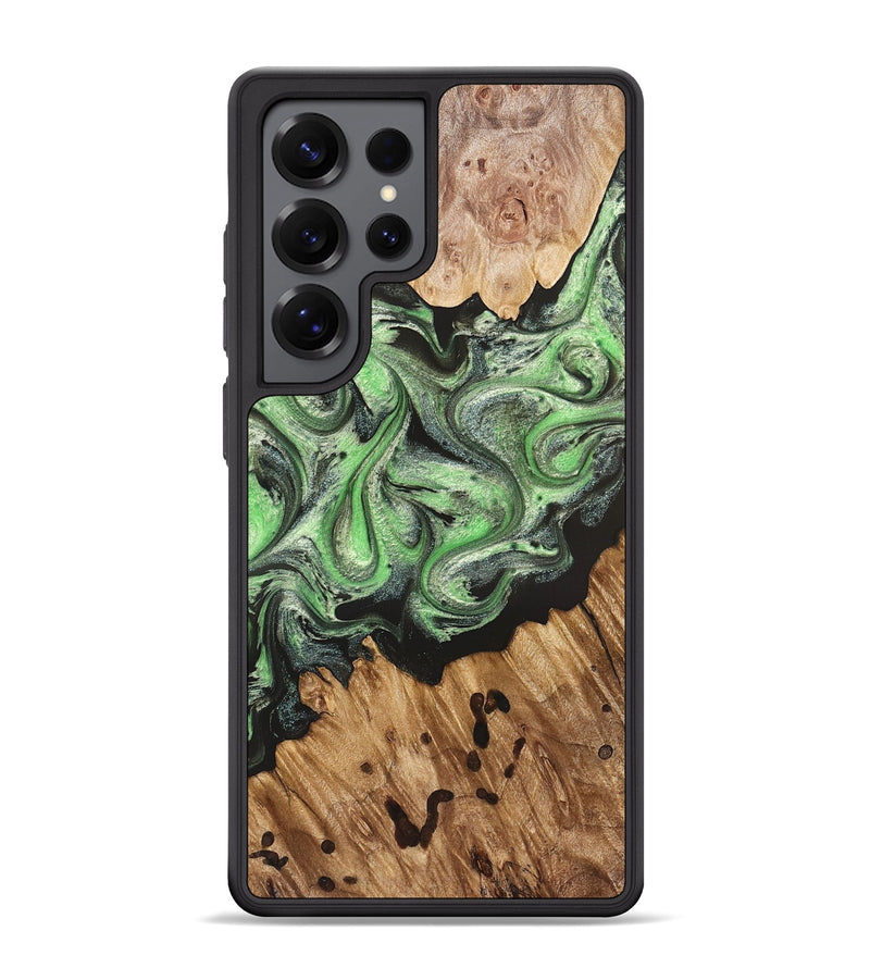 Galaxy S25 Ultra Wood Phone Case - Salma (Green, 824228)