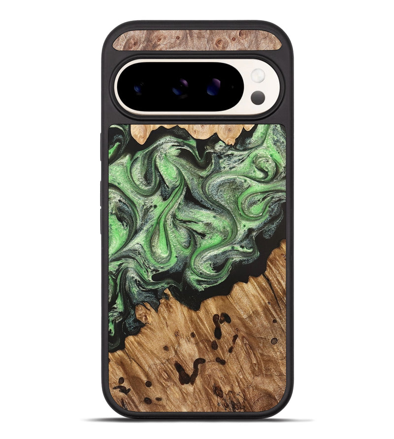 Pixel 10 Pro XL Wood Phone Case - Salma (Green, 824228)