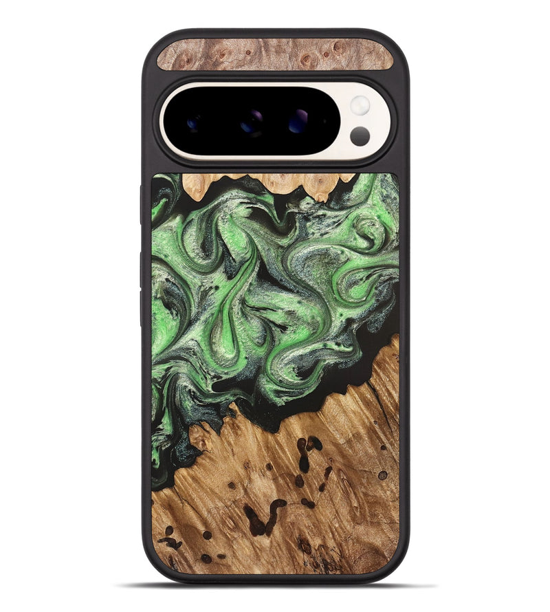 Pixel 9 Pro XL Wood Phone Case - Salma (Green, 824228)