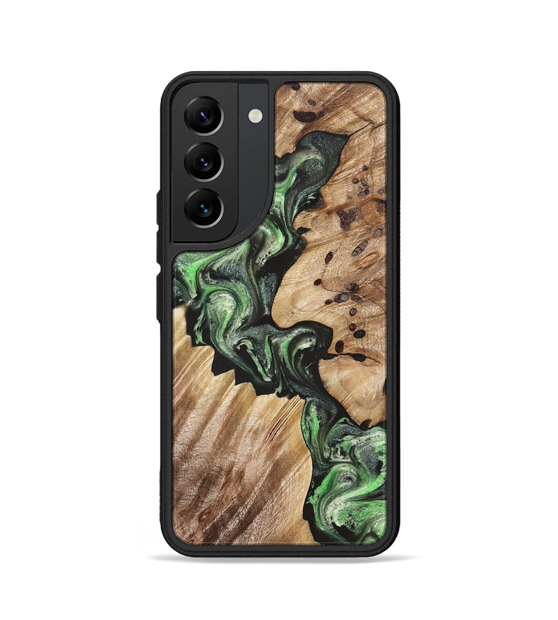 Galaxy S22 Wood Phone Case - Noble (Green, 824229)