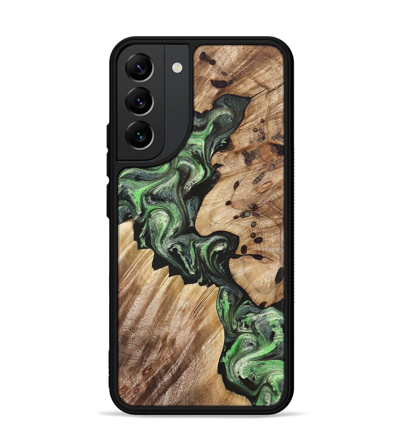 Galaxy S22 Plus Wood Phone Case - Noble (Green, 824229)