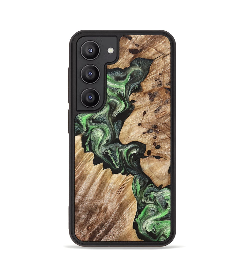 Galaxy S23 Wood Phone Case - Noble (Green, 824229)