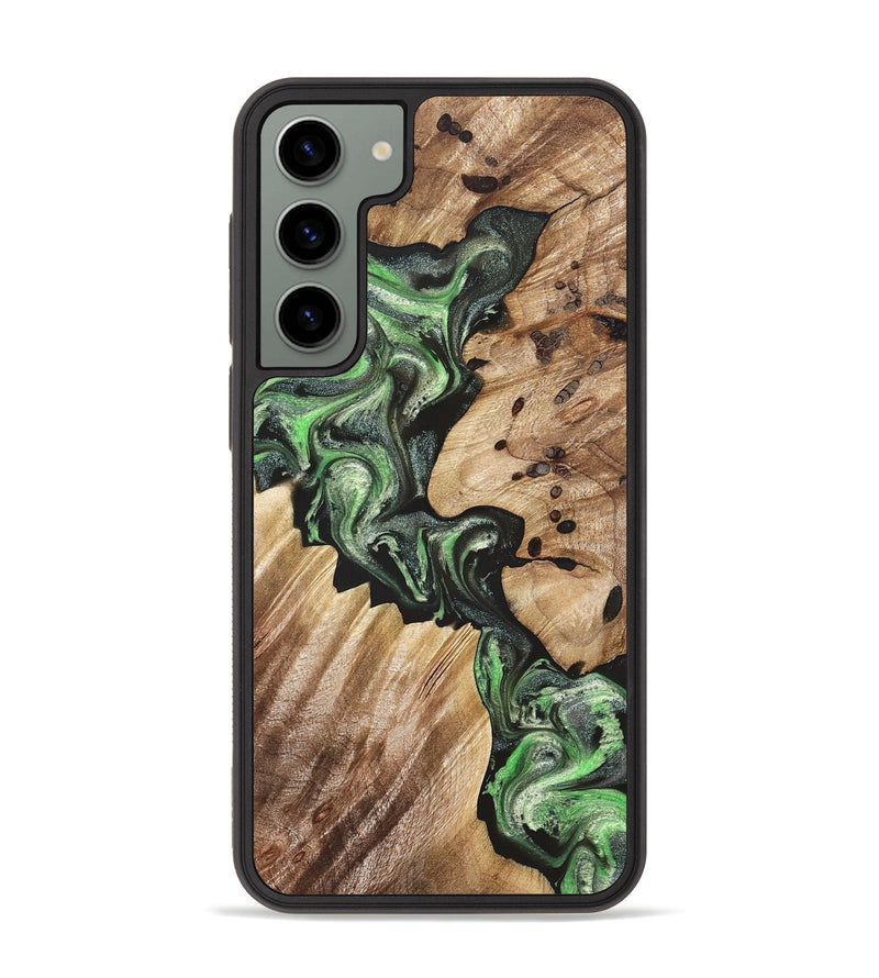 Galaxy S23 Plus Wood Phone Case - Noble (Green, 824229)